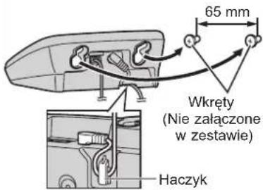 65 mm Wkręty (Nie załączone w zestawie) Haczyk