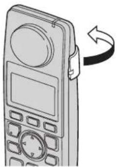 PANASONIC KX-TG7170PD - Używanie zaczepu na pasek - 2