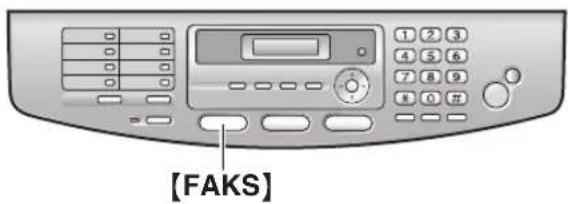 PANASONIC KX-FLB813 - Włączanie trybu telefaksu - 1