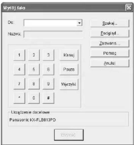 PANASONIC KX-FLB813 - Wysyłanie dokumentu komputerowego jako dokument faksowy z komputera - 1