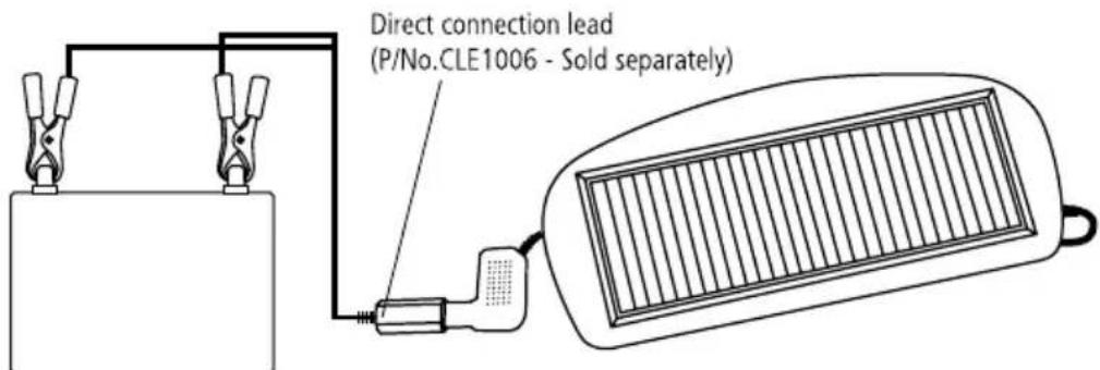 Direct connection lead (P/No.CLE1006 - Sold separately)