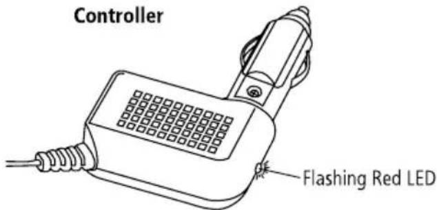 Controller Flashing Red LED