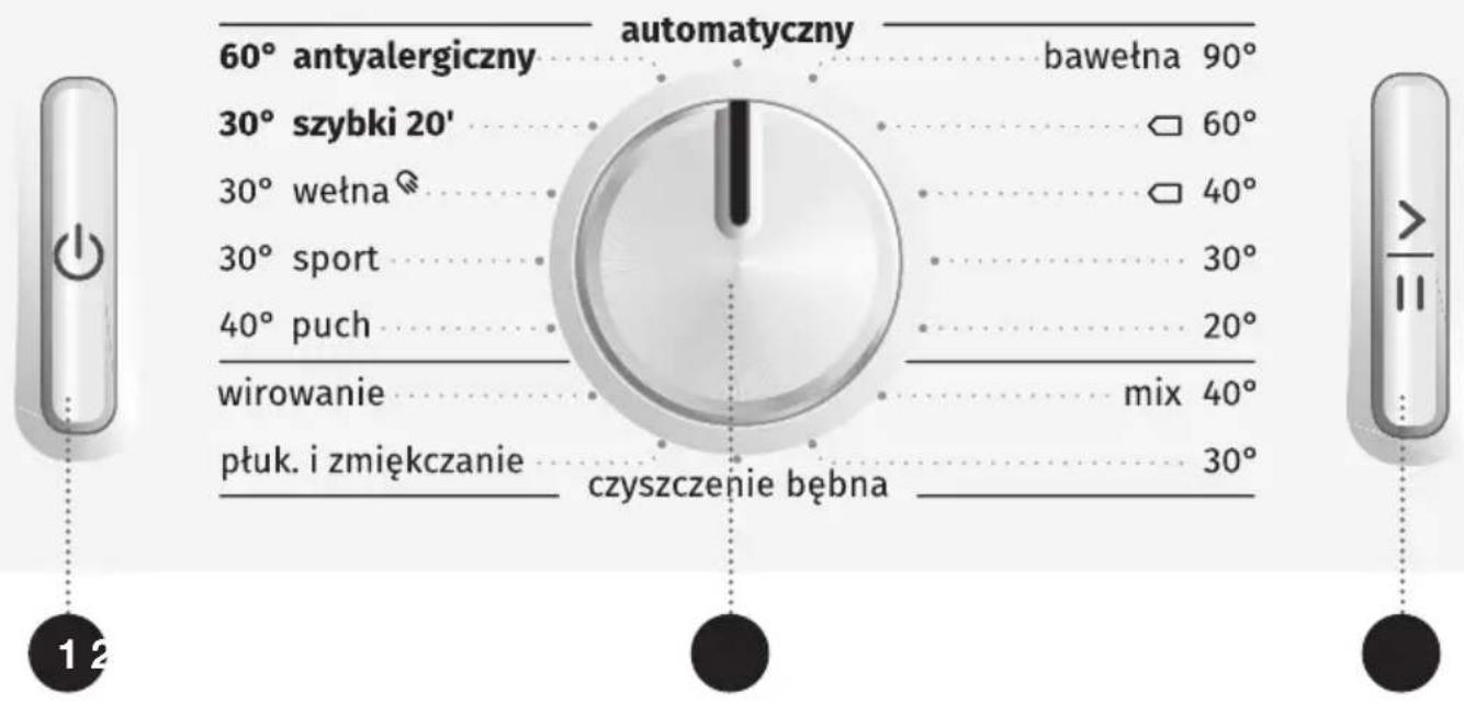 GORENJE WE703/PL - PANEL STEROWANIA - 1