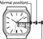 CASIO Collection MTP-1303PD-1FVEF - To set the day and day of the week - 1
