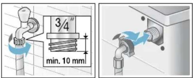 SIEMENS WM14T76EPL - Przyłącze - 1