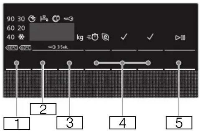 SIEMENS WM14N26EPL - Panel wyświetlacza - 1