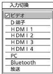 MITSUBISHI LCD-A40XS1000 - 入力切換を押して、「ビデオ」に切り換える - 1