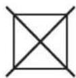 Scandomestic TRK 1019 - Dry care symbols - 4