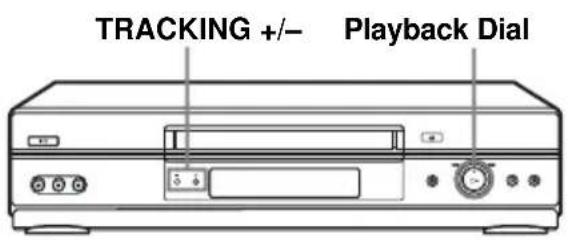 TRACKING +/- Playback Dial