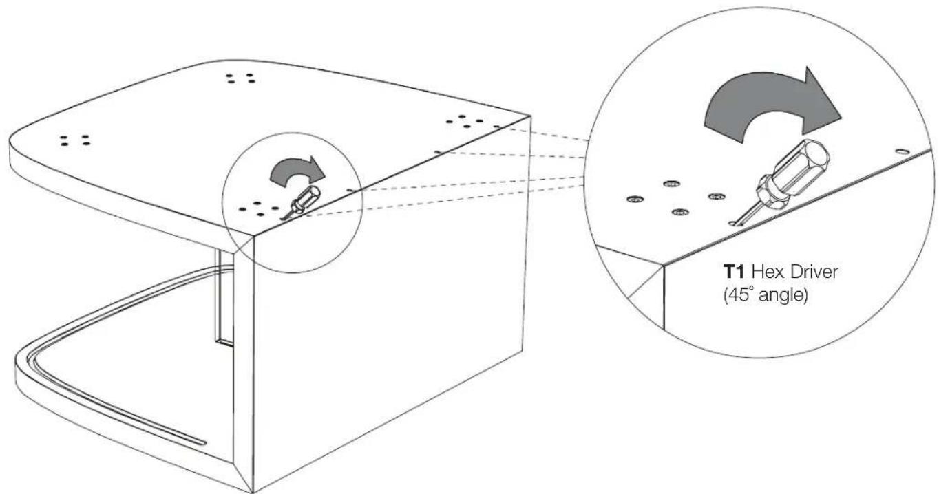 T1 Hex Driver (45° angle)