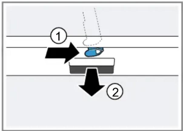 BOSCH Serie 4 SPS46II05E - Otwieranie drzwiczek urządzenia - 1