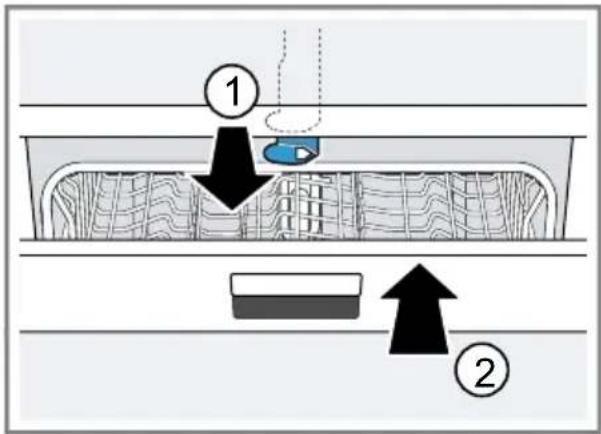 BOSCH Serie 4 SPS46II05E - Aktywacja blokady drzwiczek - 1