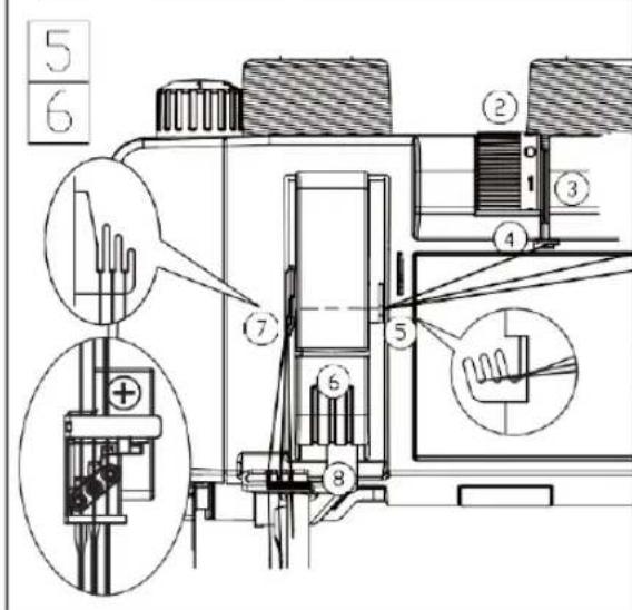 5 6 ② ③ ④ ⑦ ⑤ ⑥ ⑧