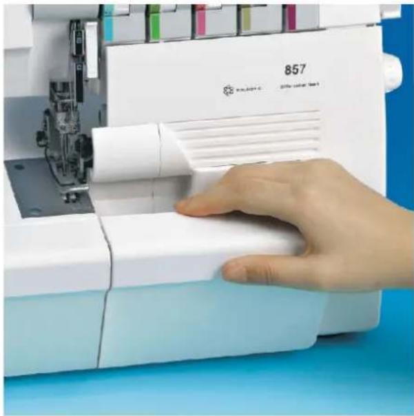 Łucznik Overlock 820D-5 - Pojemnik na ścinki - 1
