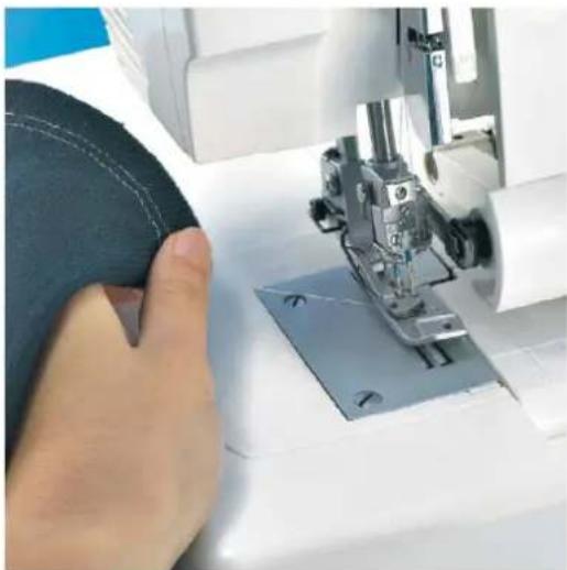 Łucznik Overlock 820D-5 - Dla ściegu drabinkowego: - 4