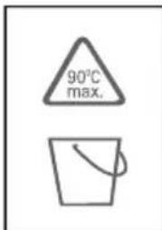 90°C max.