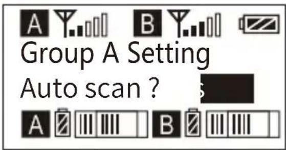 Comica CVM-WM200C - Group A/B Automatic Channel Scan - 2