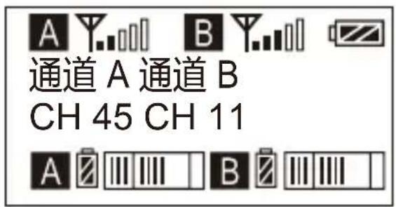 Comica CVM-WM200C - 手动调节接收器A/B 通道的频道 - 3