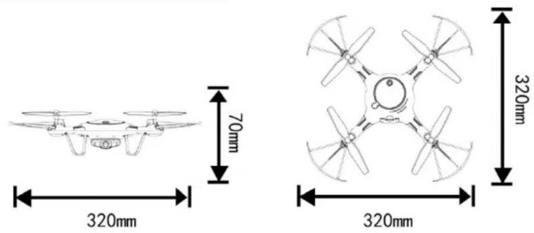 Syma X5UW - Najważniejsze dane techniczne - 1