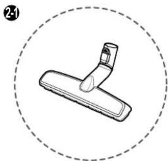 LG VC5406RF - Comment utiliser la tête d'aspiration pour le tapis et la surface du sol - 3