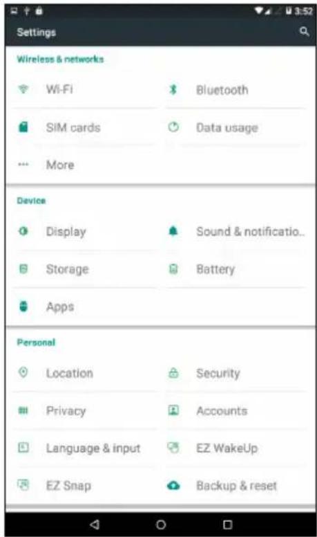 ACER Talk 7 - ADVANCED SETTINGS - 1