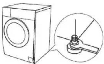 MIDEA MG90-1405DQCS - 二.拆除包装,调平底脚 - 2