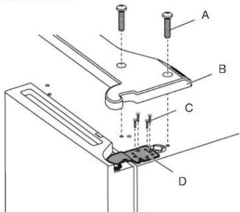 HOTPOINT HAQ9 E1L - Remove Right-Hand Door - 1