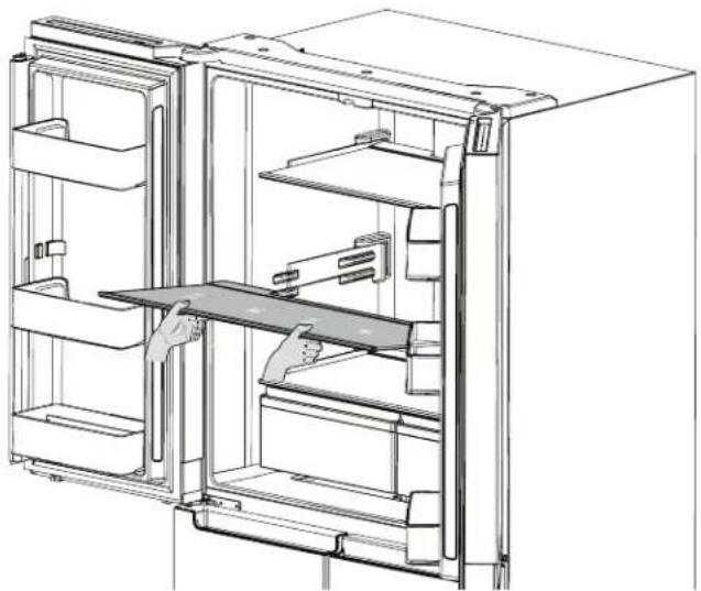HOTPOINT HAQ9 E1L - Shelf Height Adjustment - 2
