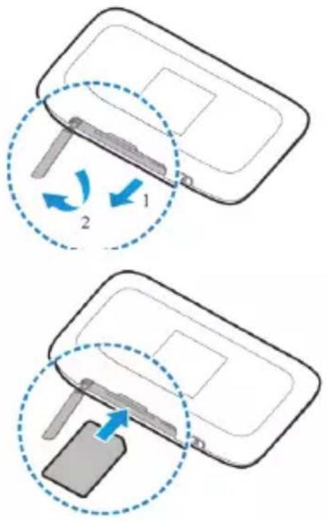 ZTE MF910 - Instalacja karty SIM - 1