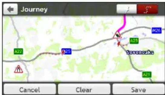 Journey A27 A25 A26 A25 Sevenoaks A21 Cancel Clear Save
