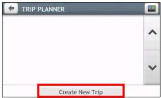 TRIP PLANNER Create New Trip