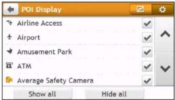 POI Display Airline Access Airport Amusement Park ATM Average Safety Camera Show all Hide all