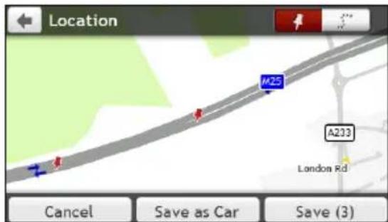 Location M25 A233 London Rd Cancel Save as Car Save (3)