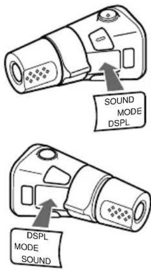 SOUND MODE DSPL DSPL MODE SOUND