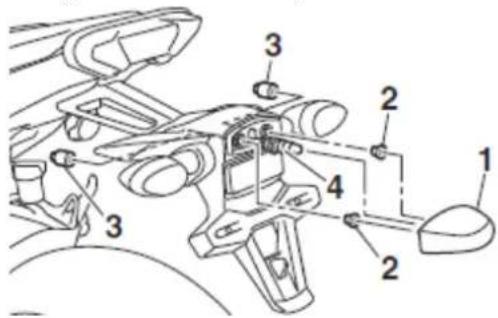 YAMAHA MT09 (2013) - Wymiana żarówki podświetlenia tablicy rejestracyjnej - 1
