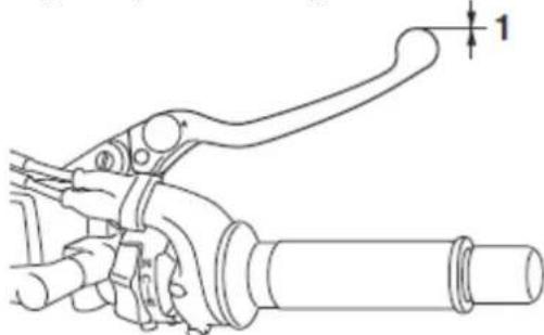 YAMAHA MT09 (2013) - Regulacja luzu dźwigni hamulca - 1