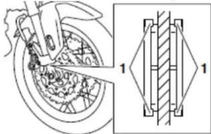 YAMAHA XT1200ZE (2018) - Klocki hamulcowe koła przedniego - 1