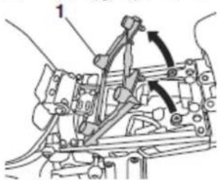 YAMAHA XT1200ZE (2018) - Aby zmienić wysokość siedziska kierowcy do pozycji dolnej - 1