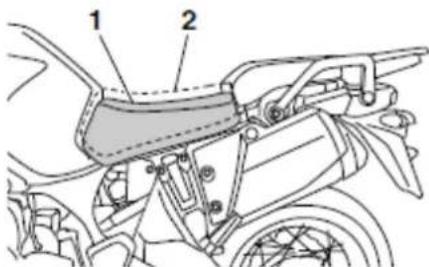 YAMAHA XT1200ZE (2018) - Ustawienie wysokości siedziska kierowcy - 1