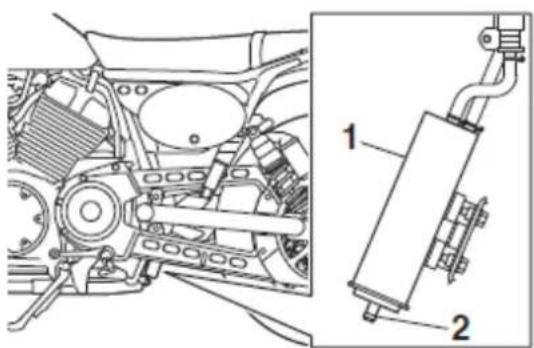 YAMAHA SCR950 (2018) - Pojemnik - 1