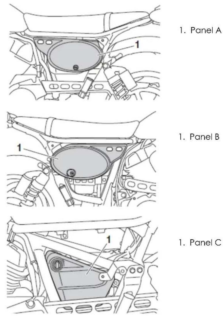 YAMAHA SCR950 (2018) - Demontaż i montaż paneli - 1