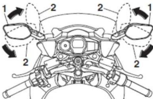 YAMAHA FJR1300AS (2017) - Lusterka wsteczne - 1
