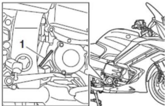 YAMAHA FJR1300AS (2017) - Numer seryjny silnika - 1
