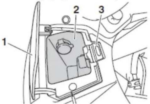 YAMAHA FJR1300AS (2017) - Aby otworzyć skrzynkę na akcesoria - 1