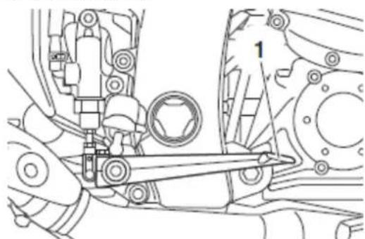 YAMAHA FJR1300AS (2017) - Pedal hamulca - 1
