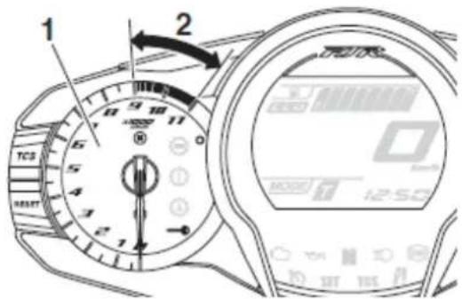 YAMAHA FJR1300AS (2017) - Obrotomierz - 1