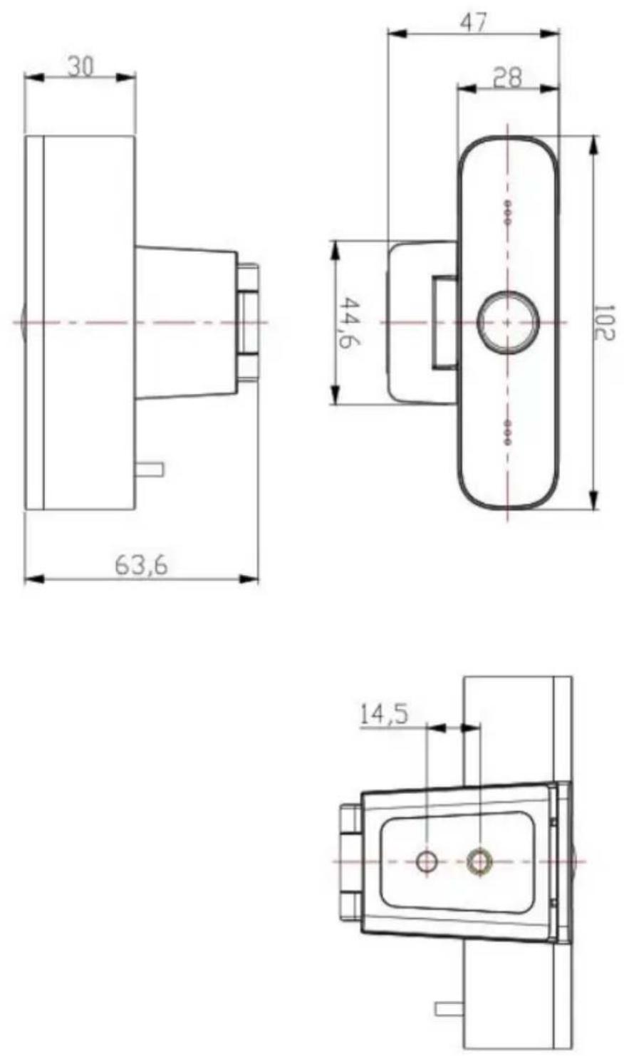 BENQ DVY21 - Dimensions - 1
