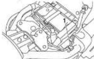 YAMAHA XVS1300A (2013) - Uchwyt do mocowania kasku - 1