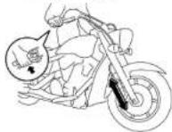 YAMAHA XVS1300A (2013) - OSTRZEŻENIE - 1