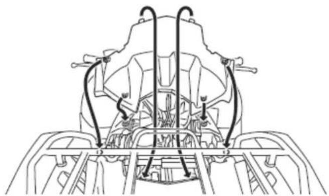 YAMAHA Kodiak 700 (2015) - Aby zamontować panel - 1